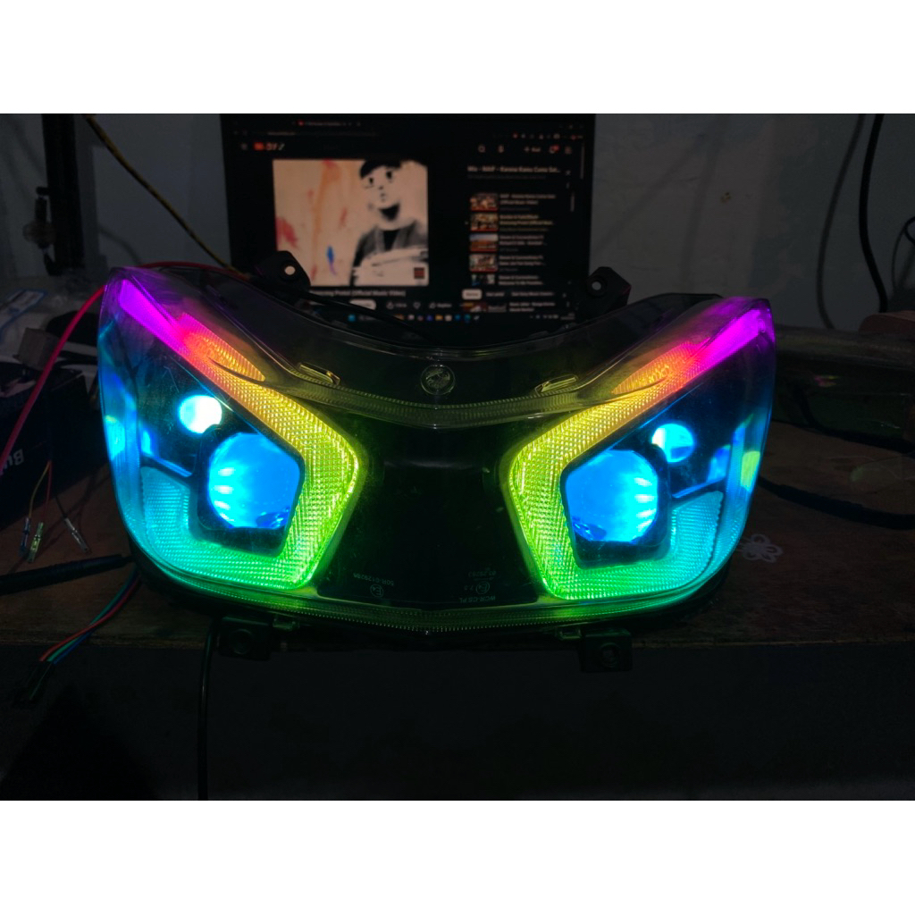 lampu polytron fox R biled,Lampu Polytron Fox R,Lampu Polytron Fox s,headlamp Polytron Fox R/S,headl