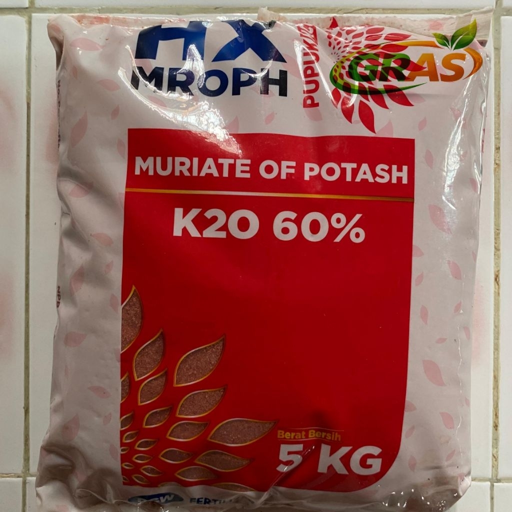 Pupuk KCL HX MROPH K20 60% 5kg