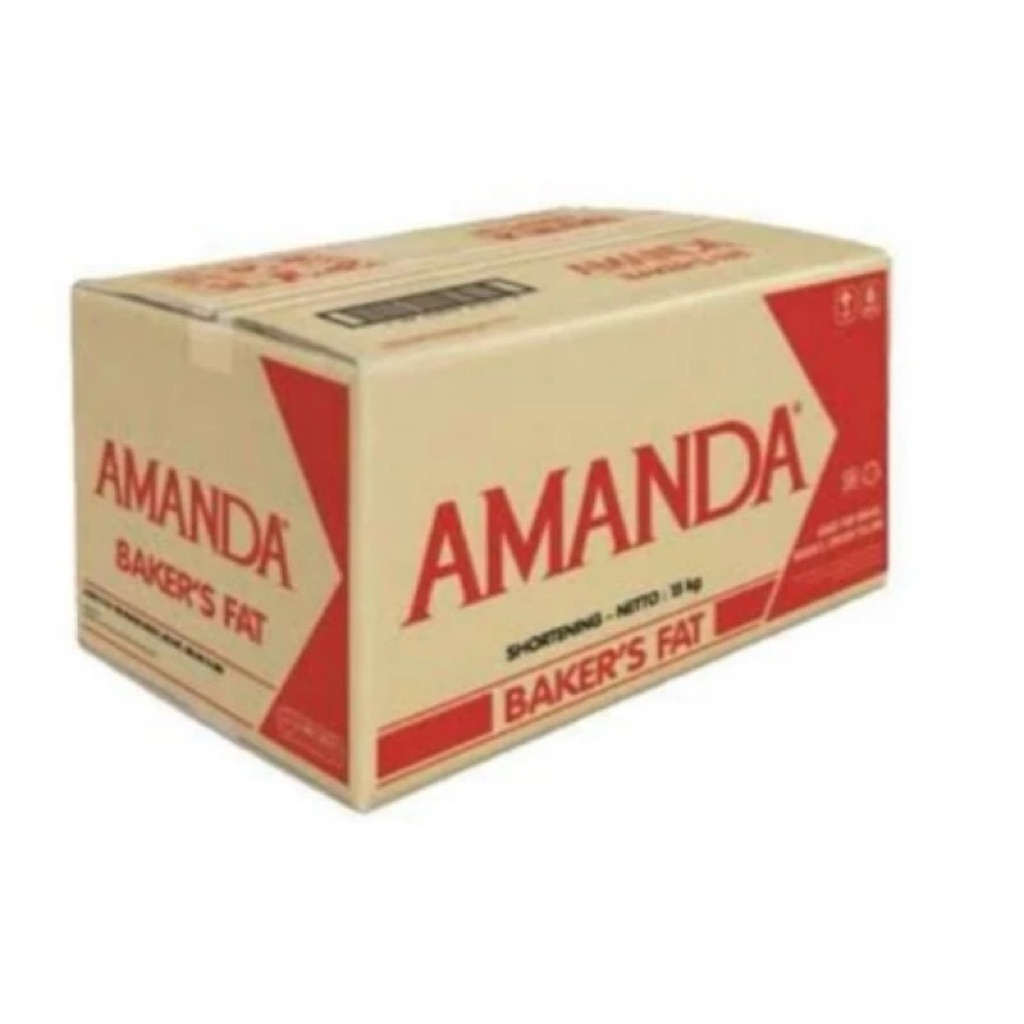 Amanda Putih Karton 15KG/ Amanda Baker’s Fat/ Shortening/ Mentega Putihi