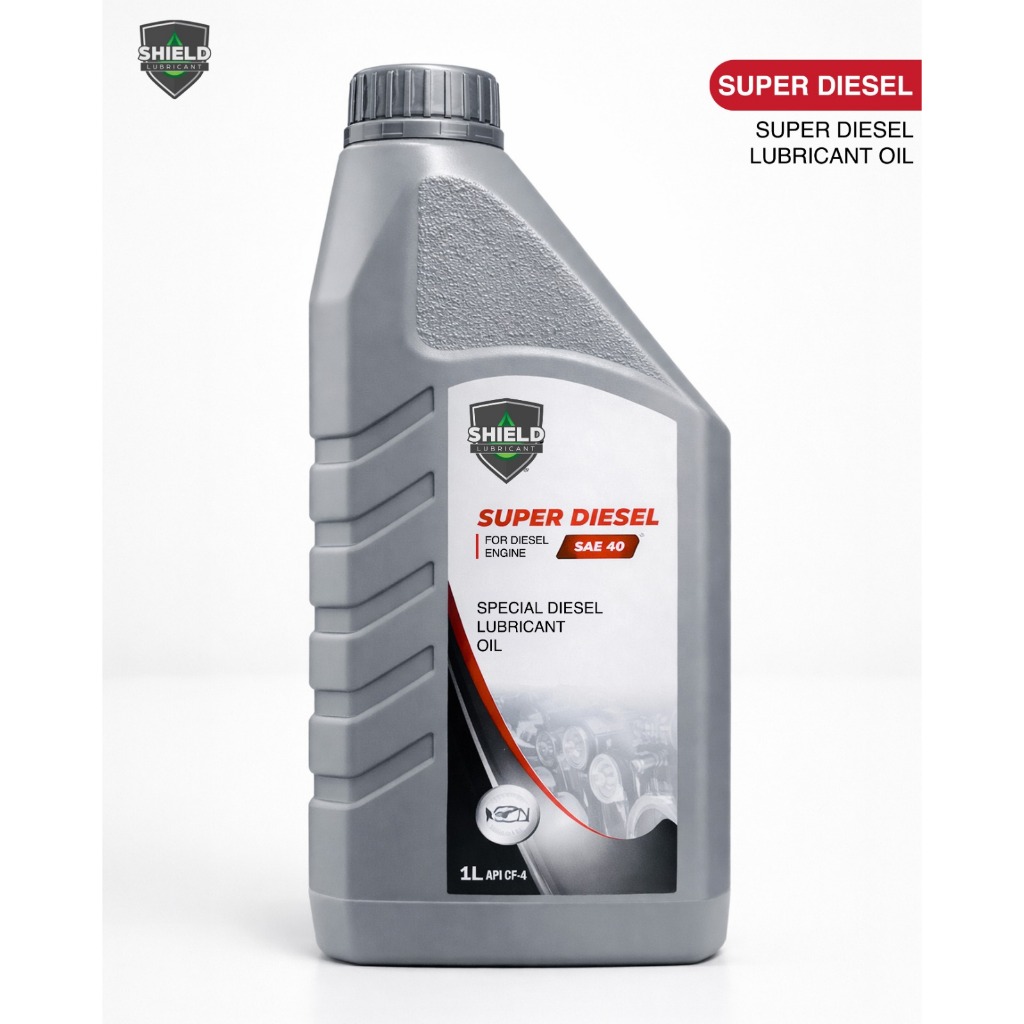 Shield - Oli Mesin Super Diesel Lubricant 757 Sae 40 1Liter.