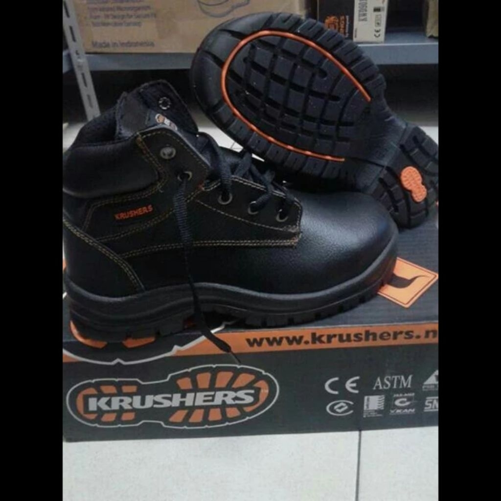 Sepatu Safety Dallas hitam Berkualitas 100% original