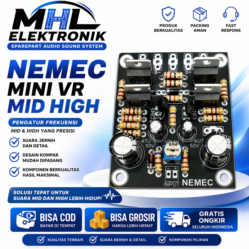 KIT DRIVER NAMEC MID HIGH VR KECIL DRIVER POWER AMPLIFIER