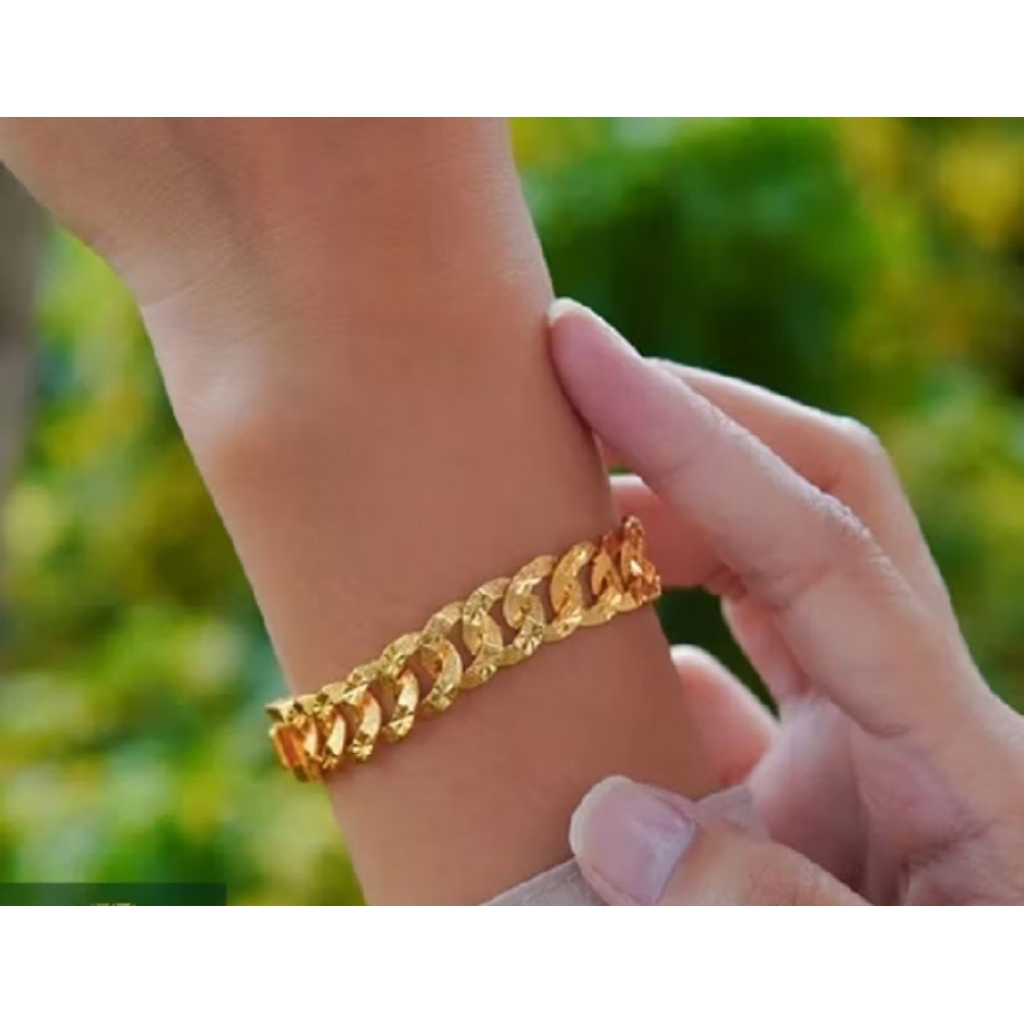 gelang sisik naga lapis kuningan