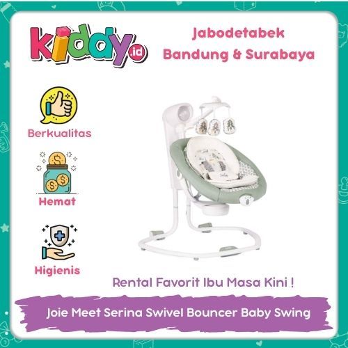 SEWA DI KIDDY.ID - Joie Meet Serina Swivel Bouncer Baby Swing