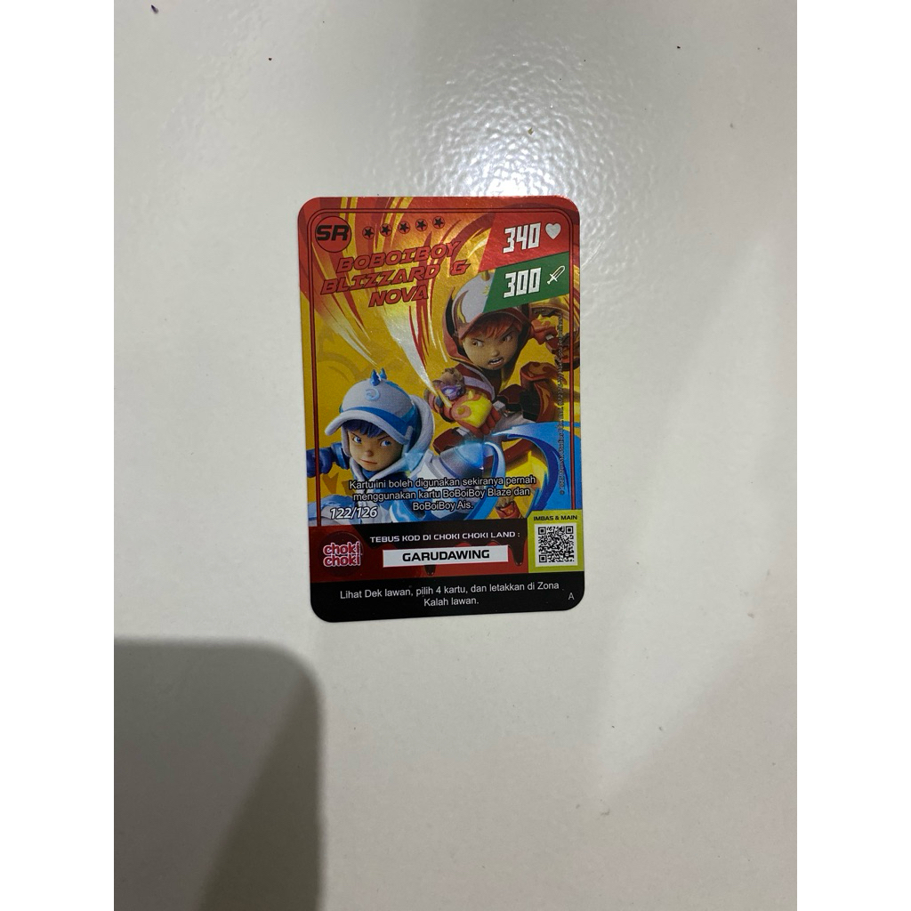 Monsta Galaxy Card Boboiboy Kartu emas SR dan AR Original Choki Choki
