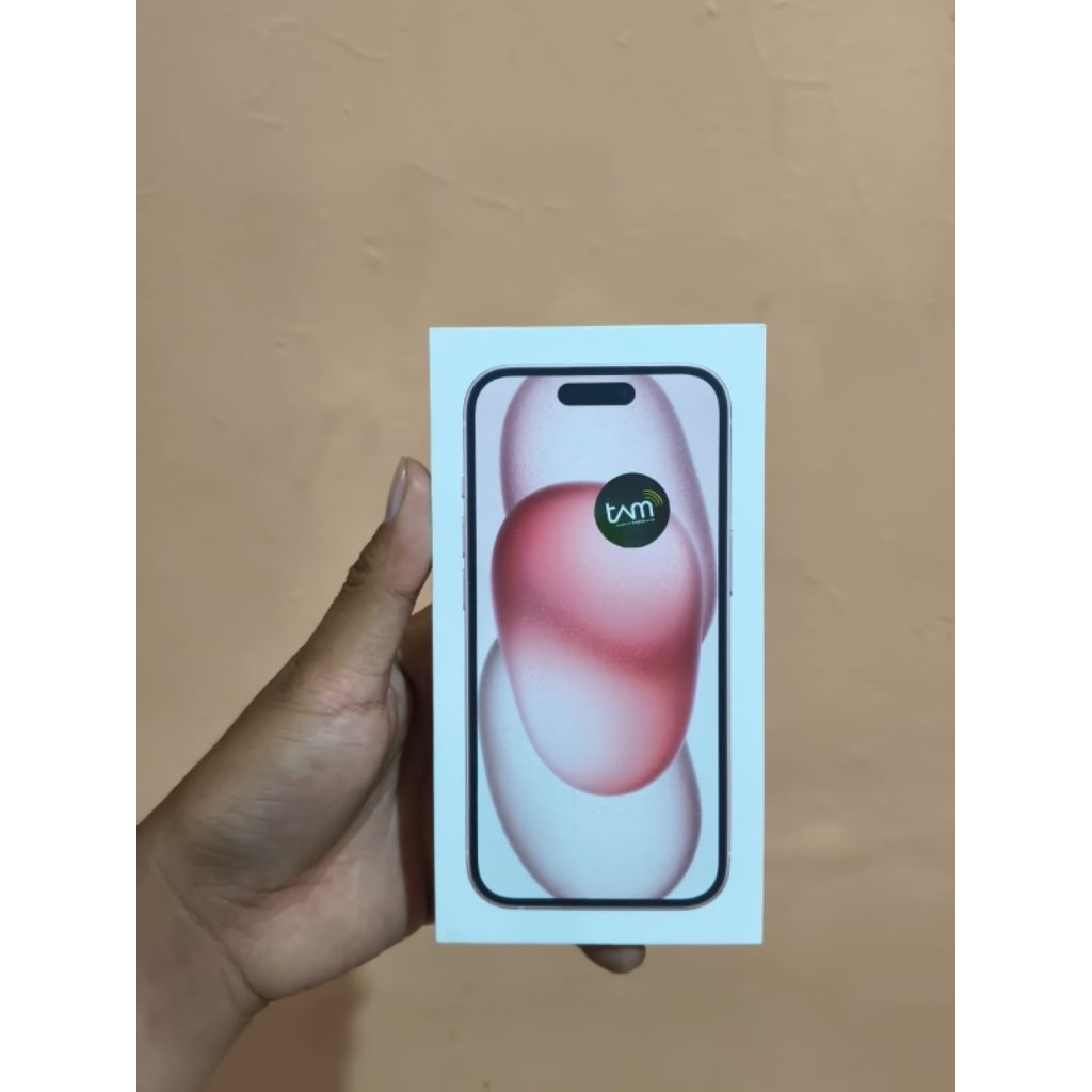 Iphone 15 Pink 128 GB Barang baru Segel, Garansi Resmi Ibox 1 tahun