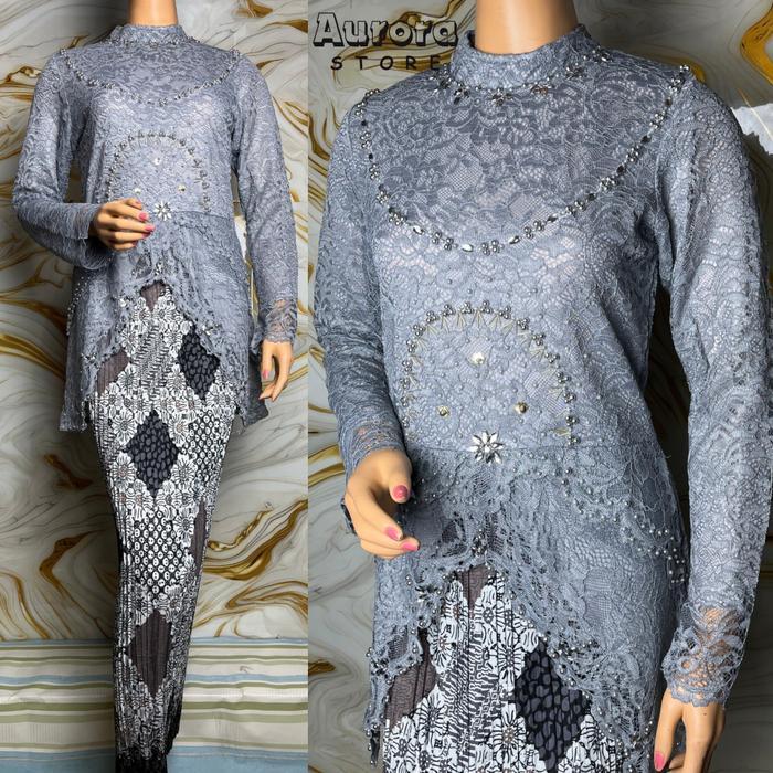 (TERSEDIA JUMBO) Kebaya Brukat Motif Full Payet Premium Kebaya wisuda kebaya tunangan kebaya lamaran