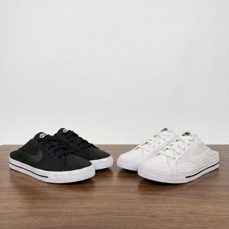 Nike Court Legacy Mule Size 37.5 Black/White