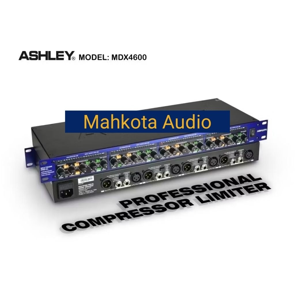Compressor Ashley MDX 4600 MDX4600 MultiCom PRO XL Audio Interactive Dynamics Processor