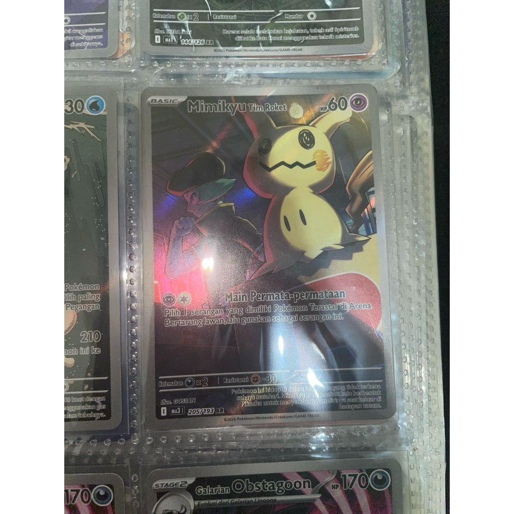 Mimikyu AR Pokemon 207/193 Indonesia