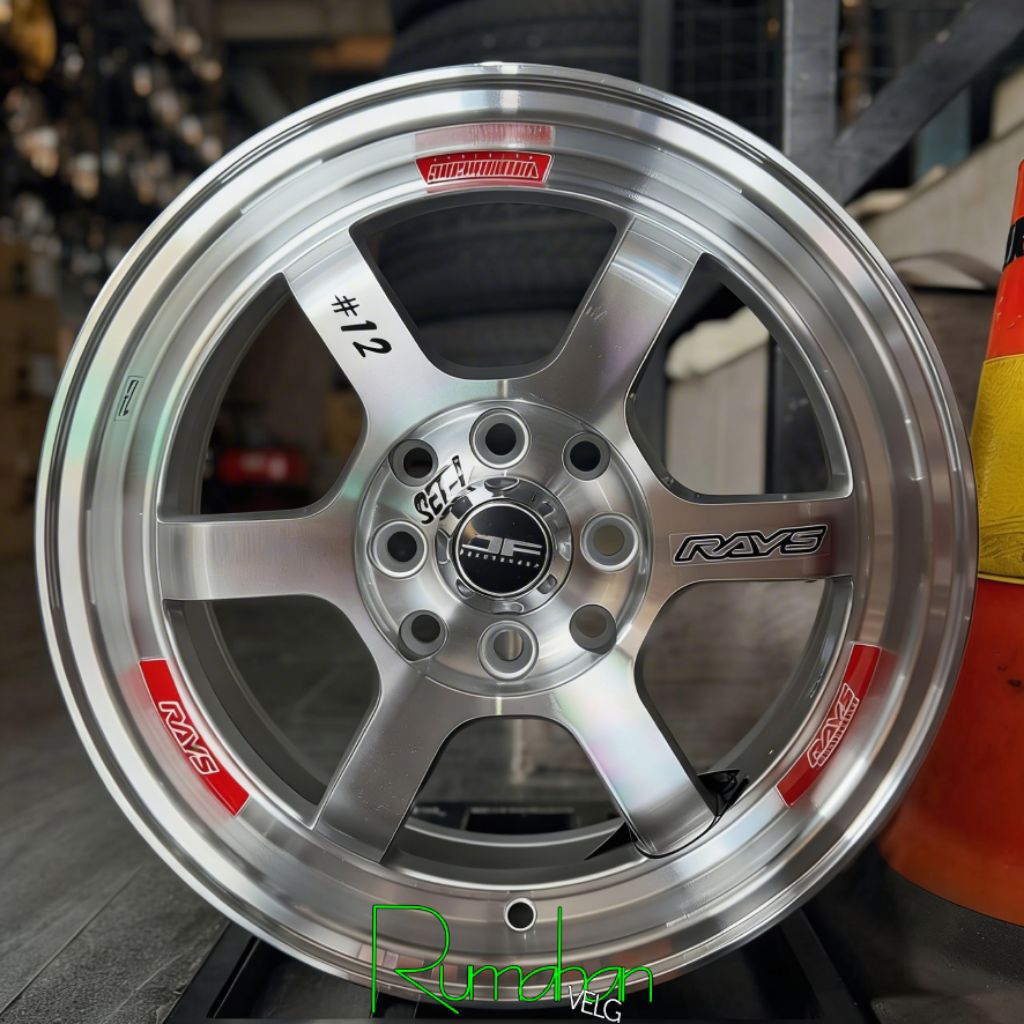 velg te37v celong ring 15 lebar 6,5 et 41 velg racing r15 velg mobil Avanza Xenia Livina Wuling bing