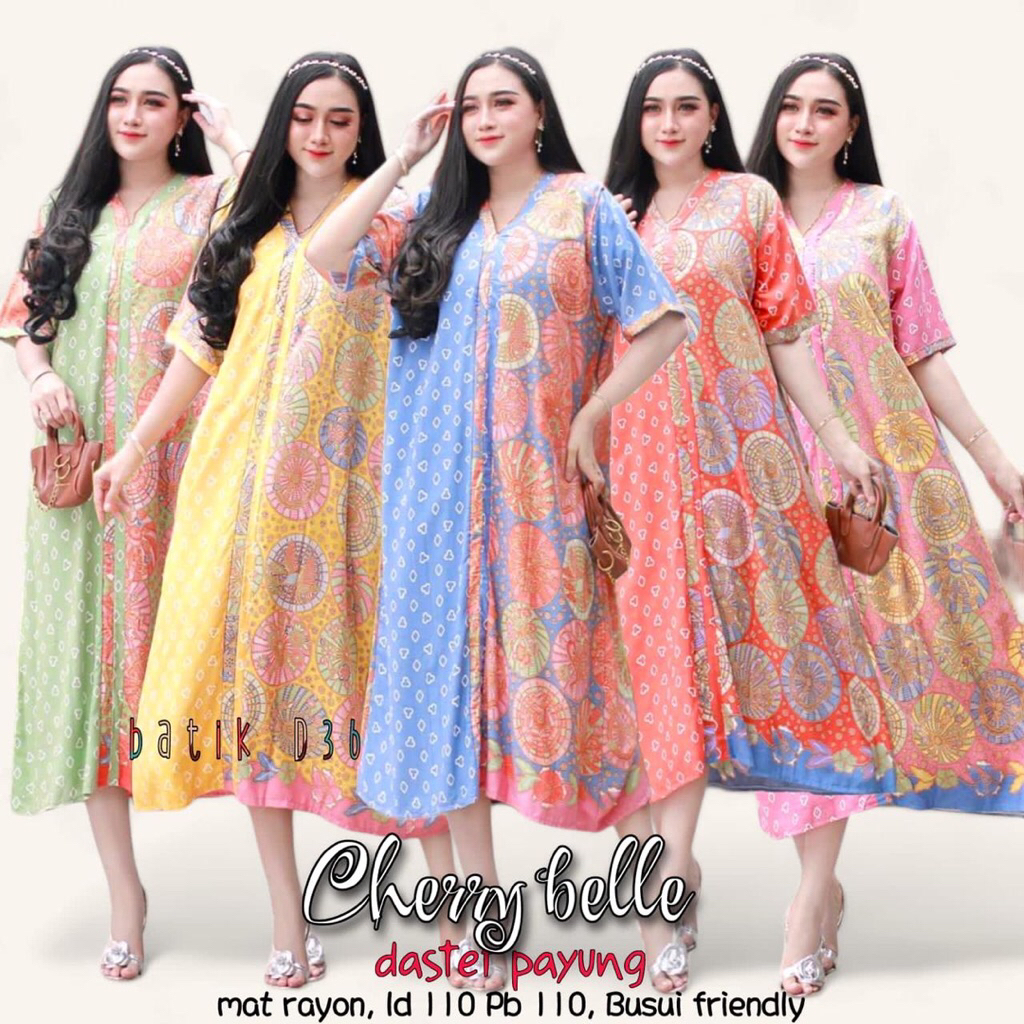 JESSA BATIK ORI DASTER PAYUNG PREMIUM CHERRYBELLE BUSUI FRIENDLY AKSEN KRAH V