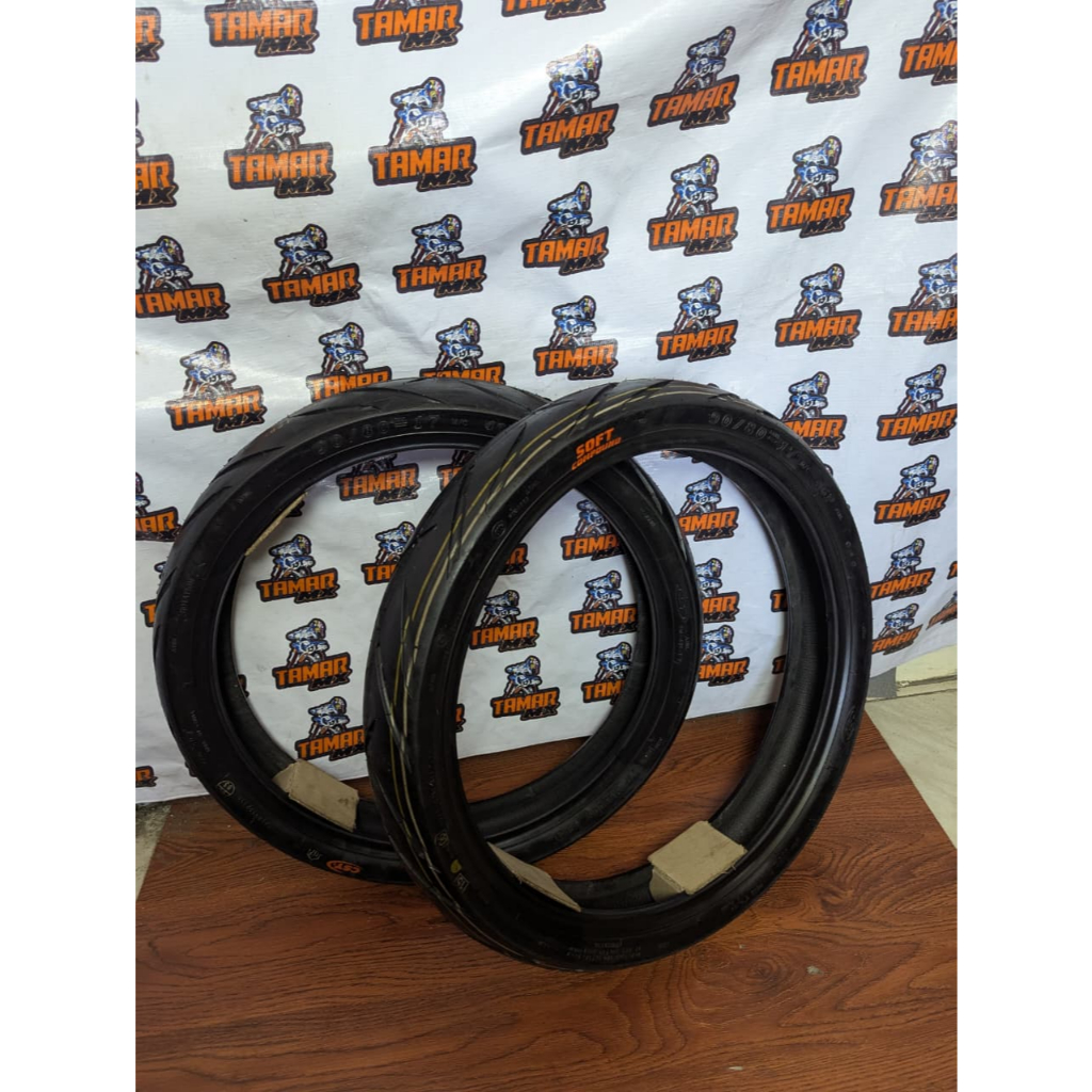Ban Luar Yamaha CST ukur 90/80-17 Tubeless - Ban Motor Bebek & Sport Ring 17 Original