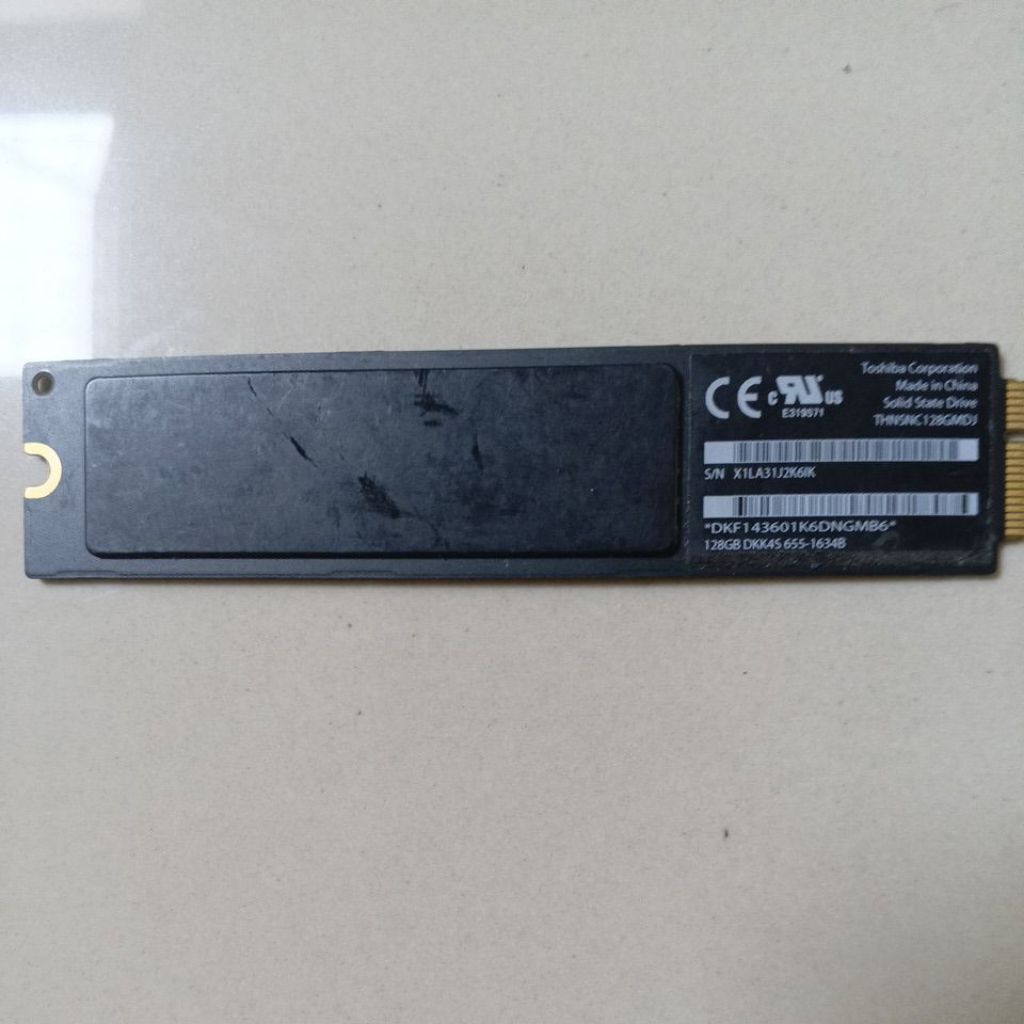 SSD 128 gb apple macbook air