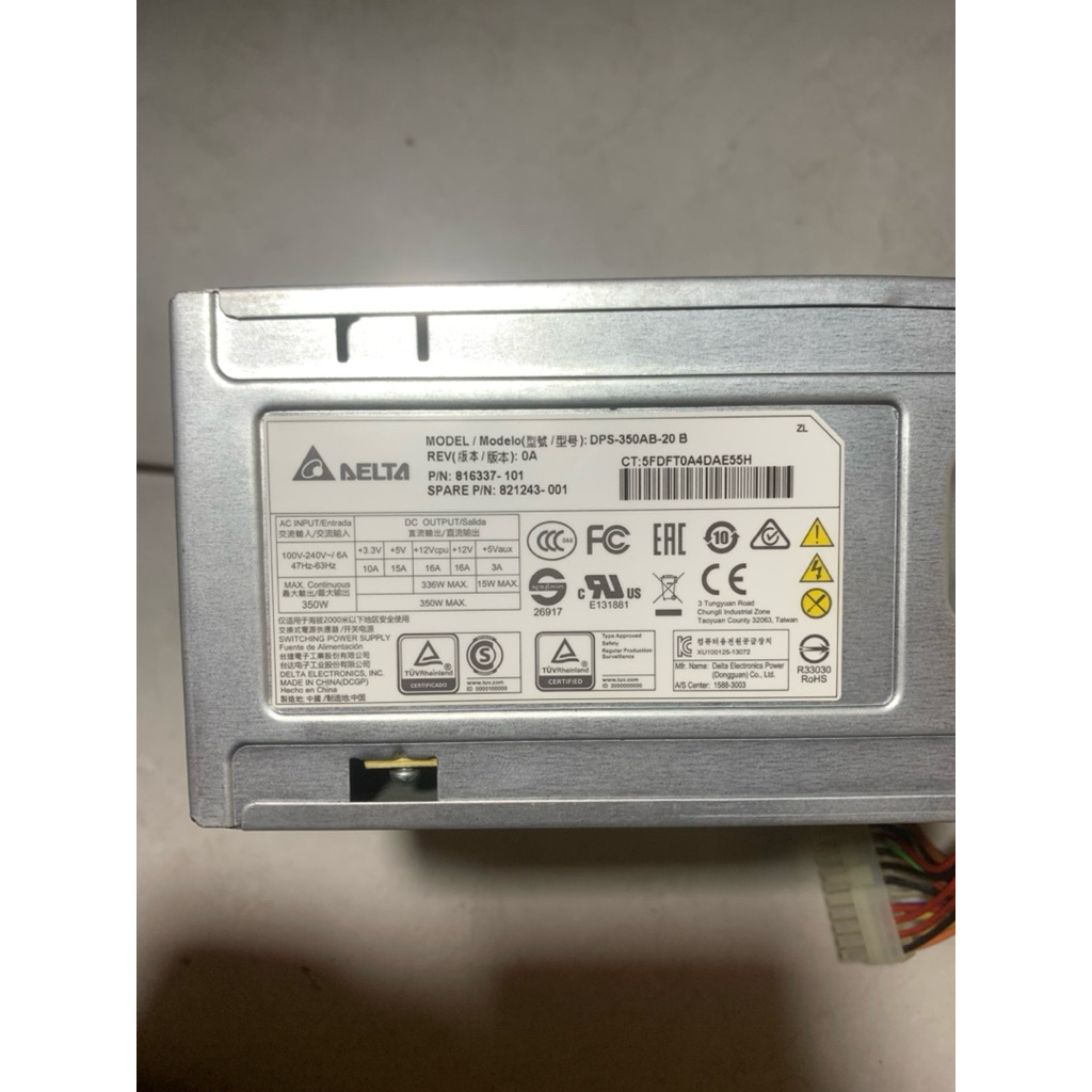 Delta DPS-350AB-20 B 350W PSU Server Original Copotan HP ProLiant