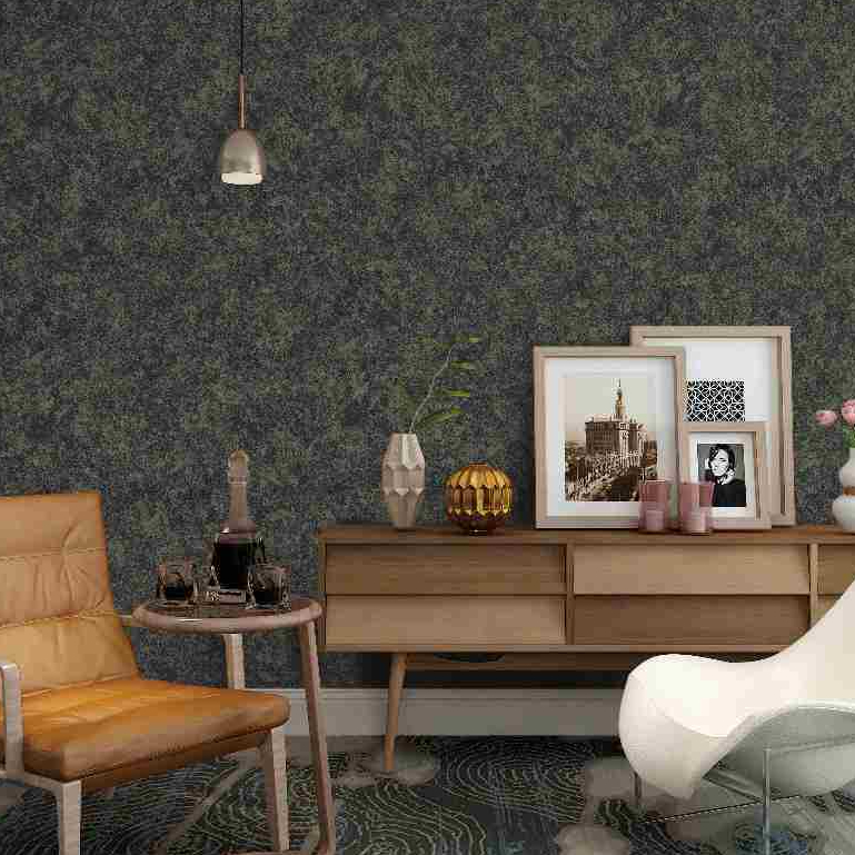 Wallpaper Dinding Tembok Plester Semen Putih Hitam Cream Orange Coklat - Carey