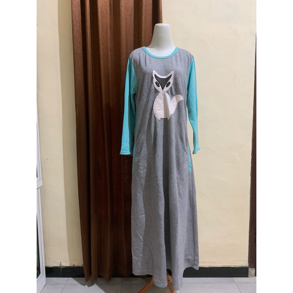 PL Gamis Wanita Bahan Kaos Tebal dan Premium No Minus