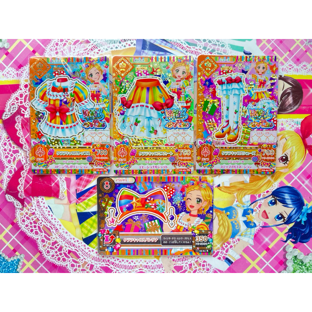 Kartu Aikatsu Premium Hinaki Shinjo Clara Carol Christmas Vivid Kiss Story Fairytale Nutcracker Orig