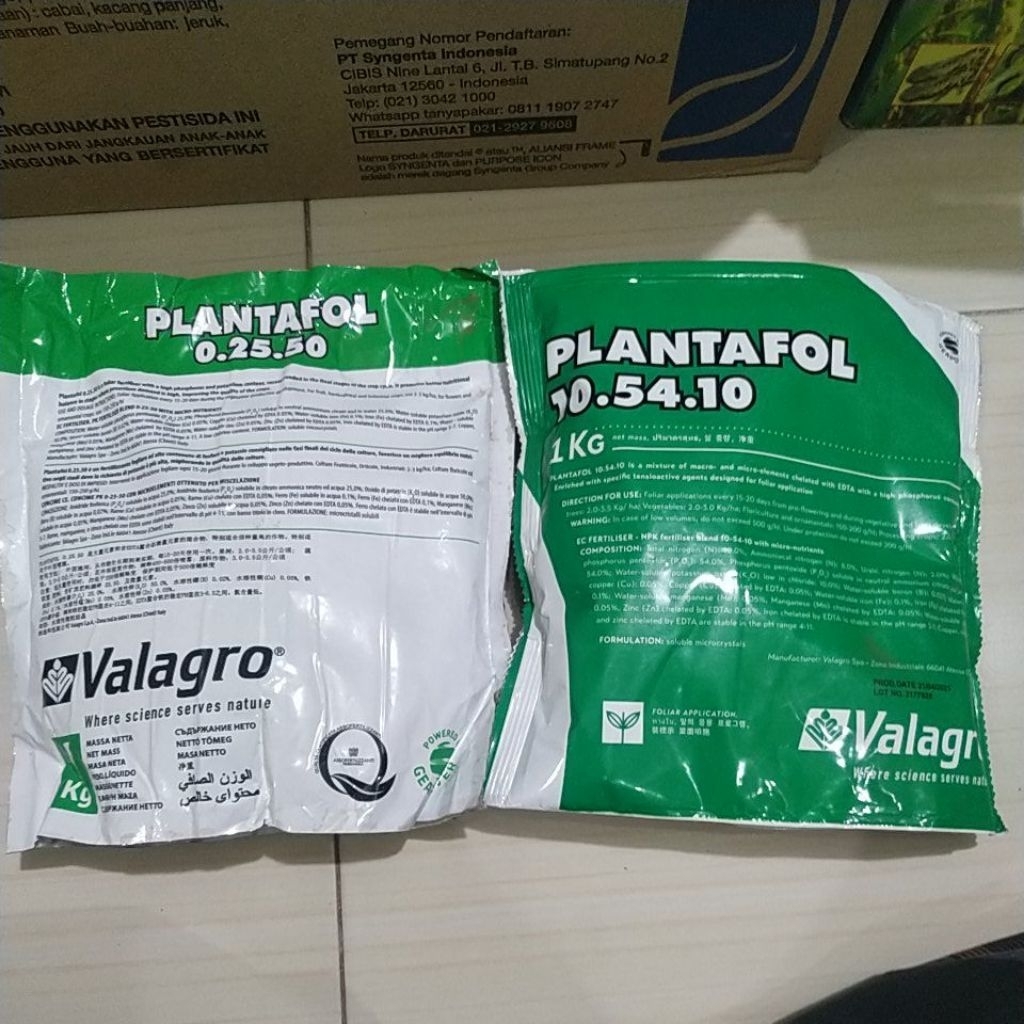 npk plantafol valagro pupuk  plantafol 1kg