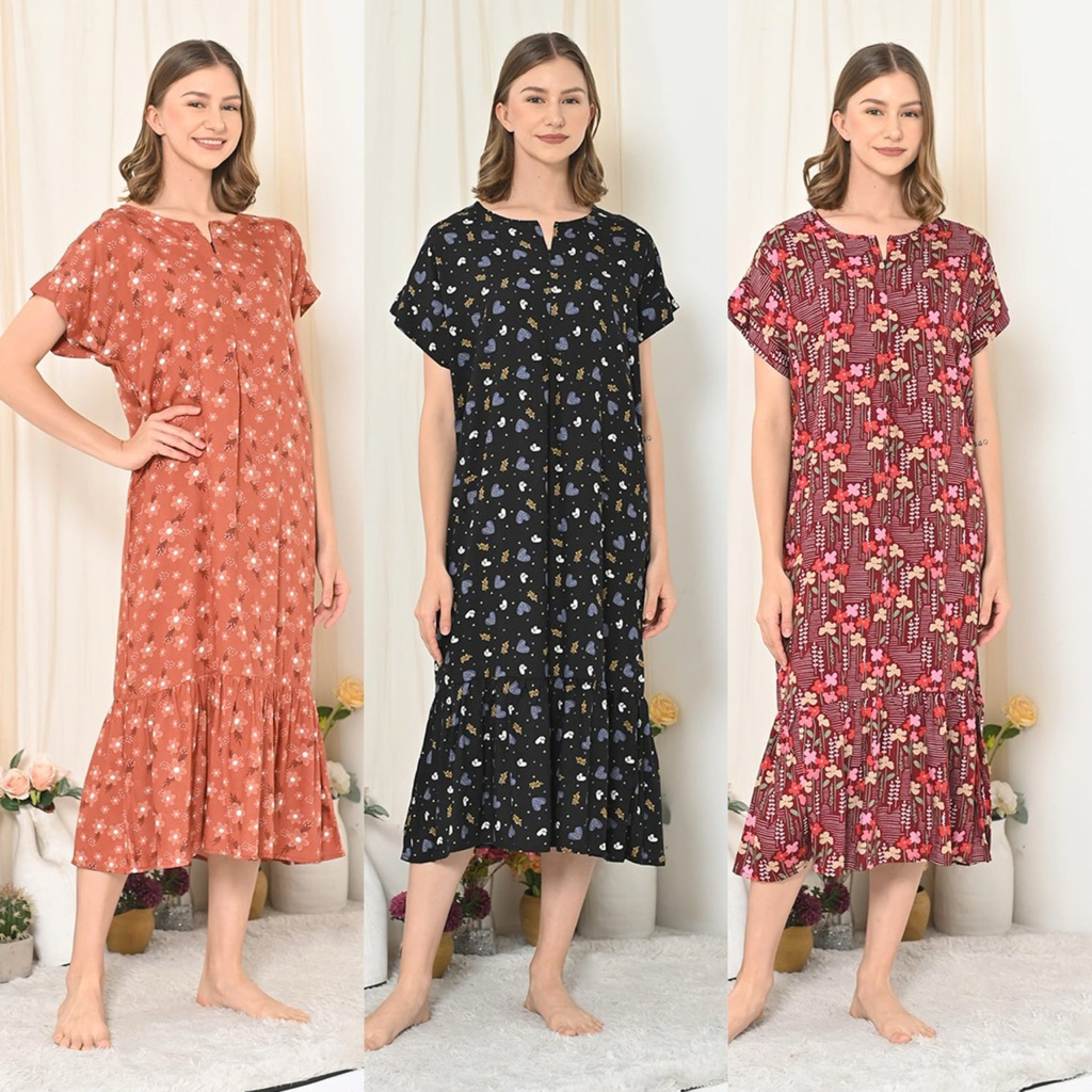 Daster rempel pajama dreams daster semata kaki