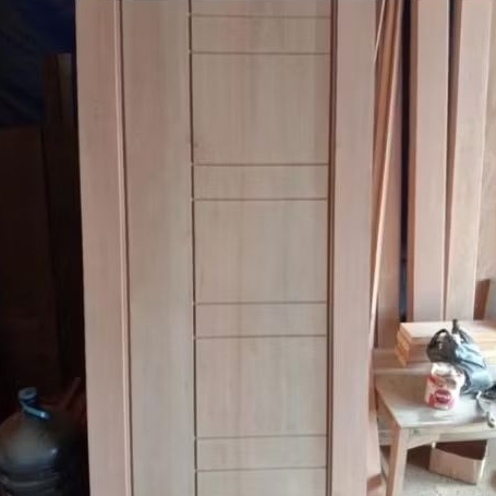 kusen dan pintu kayu bahan kayu Meranti Bayur oven ukuran pintu 80x200