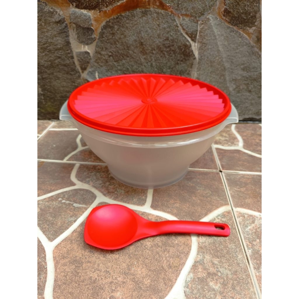 Large Rice Bowl + Spoon 3,5L - Tupperware