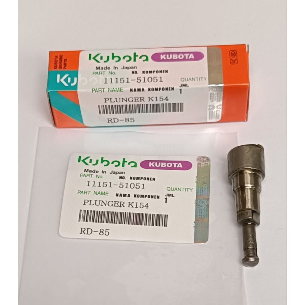 Plunger K154 Kubota Diesel RD85, Plunger K154