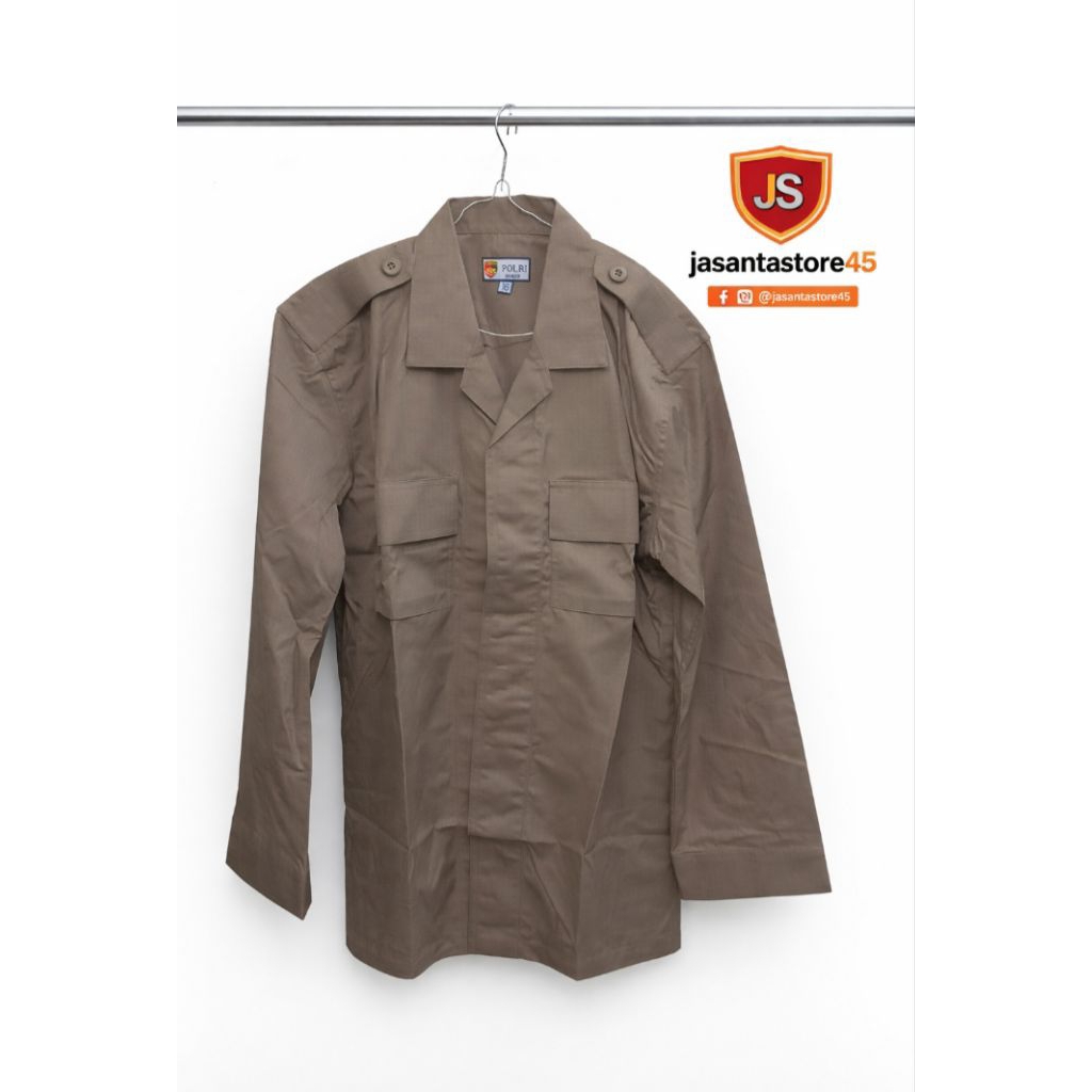 baju pdl jatah polri kotak kotak security polri