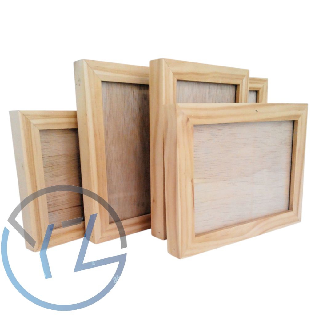Pigura Frame Foto Kayu Jati Belanda 4R 102mm x 152mm
