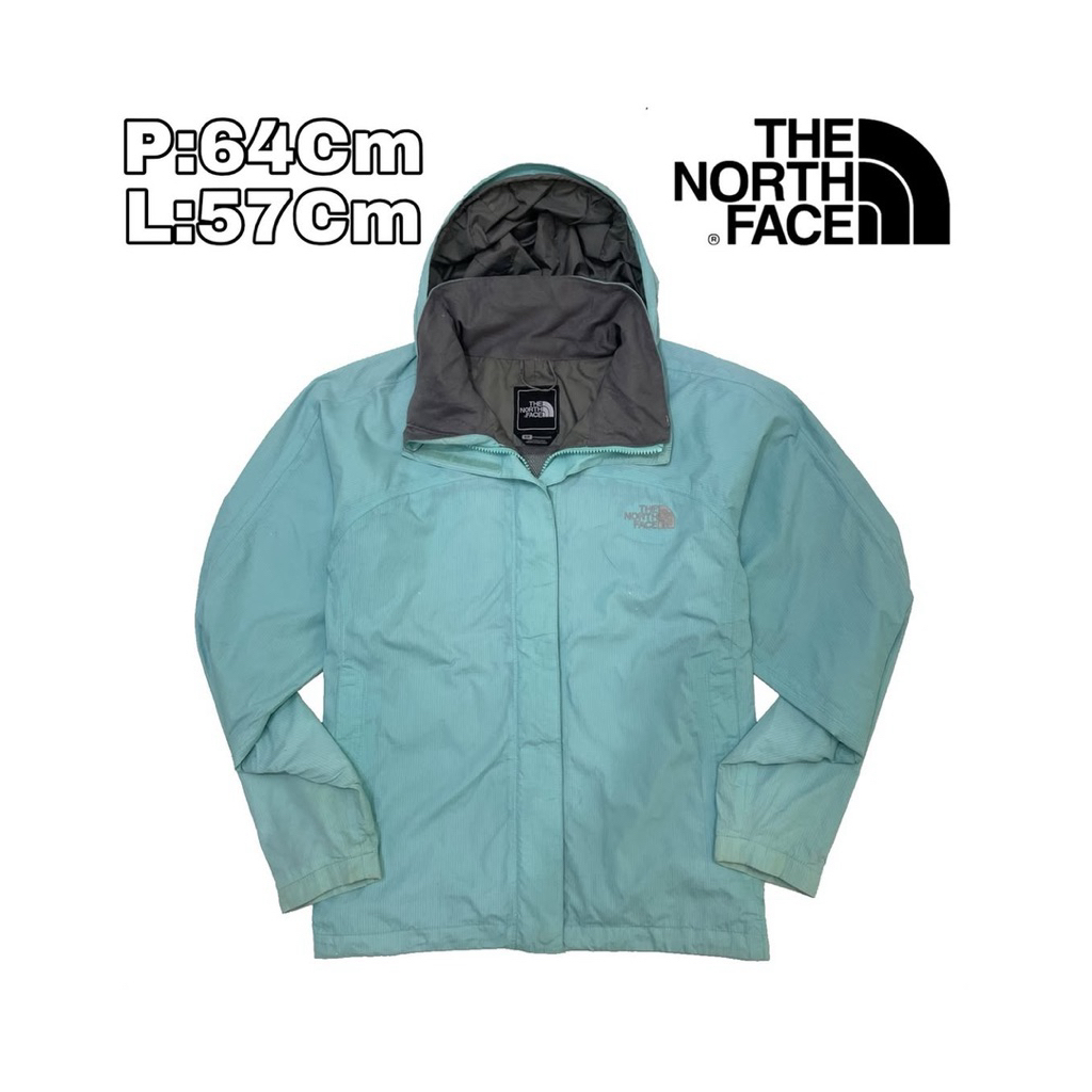 J27 Jaket Outdoor Waterproof The North Face TNF Hyvent  Sport Olahraga Original Parasut Hiking Penda