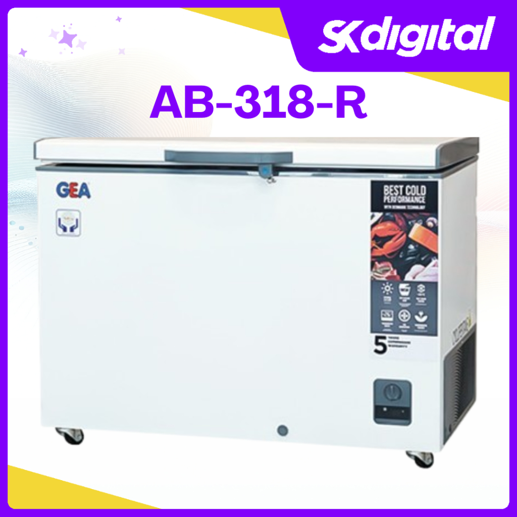 Chest Freezer Gea AB-318R Freezer Box 300 Liter
