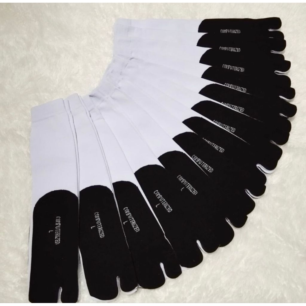 KAOS KAKI JEMPOL POLOS WANITA MUSLIMAH / TAPAK HITAM BAHAN NYLON