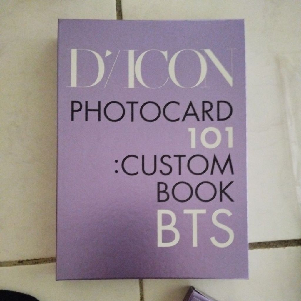 DICON BTS PHOTOCARD 101 BINDER