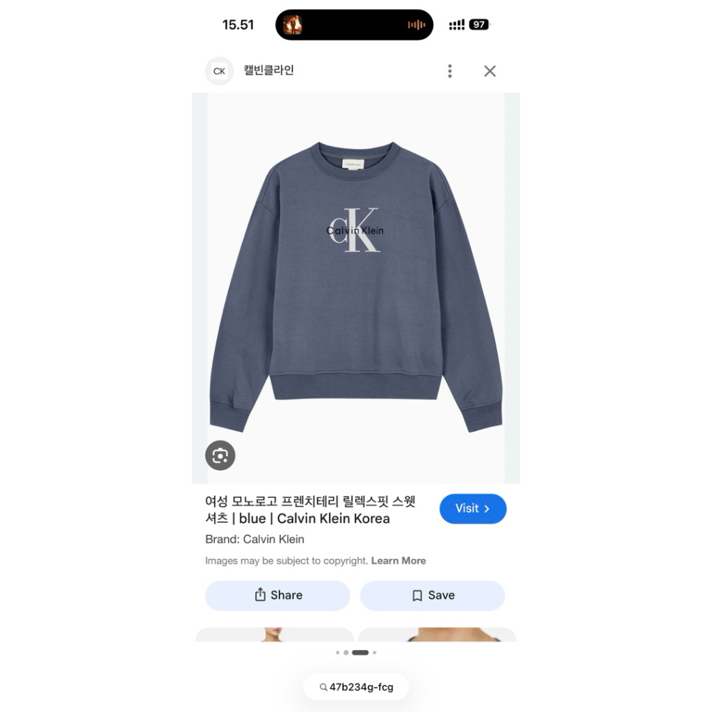 sweatshirt & kaos CALVIN KLEIN