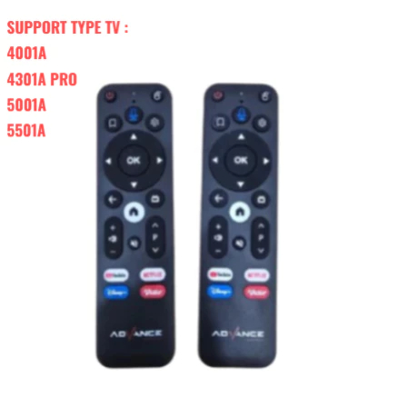 ORI REMOTE TV ANDROID ADVANCE 4001A / 4301A PRO / 5001A / 5501A REMOTE TV ANDROID