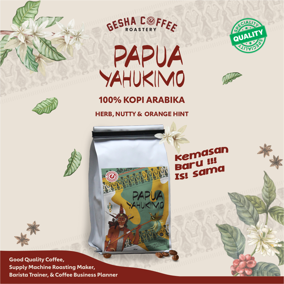 Kopi Arabika Papua Yahukimo - 100% Kopi Arabika by Gesha Coffee Roastery