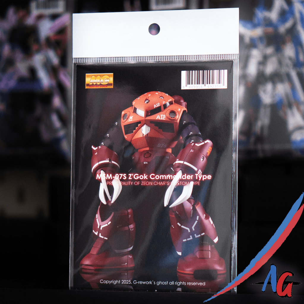 G-Rework MG Zgok Z'gok Commander Type Water Decal Sticker
