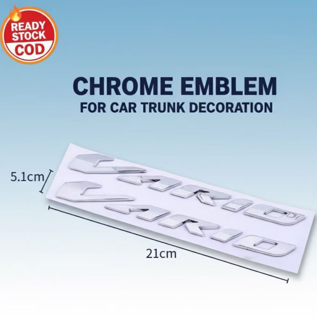 emblem Vario new silver sepasang dan tinggal pasang daja