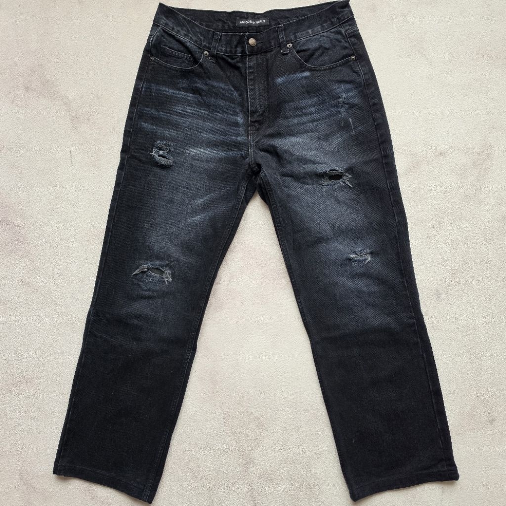 Amigos de Nimes Loose Jeans Black Washed