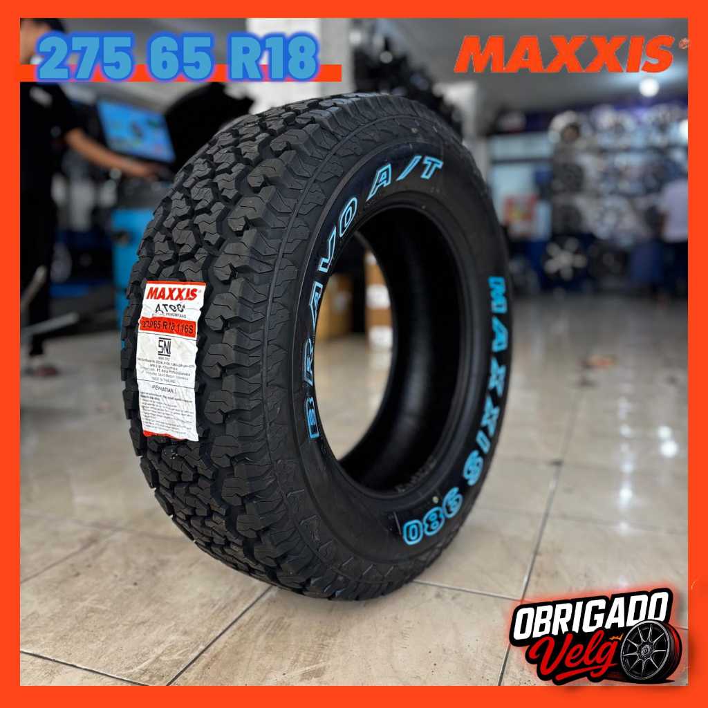 Ban mobil Maxxis Bravo AT-980 ukuran 275/65 R18 Ban Pajero 275 65 Ring 18