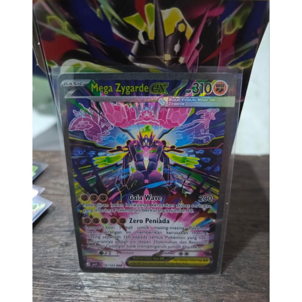 Mega Zygarde EX SAR 176/123 MA4 Ledakan Peniada