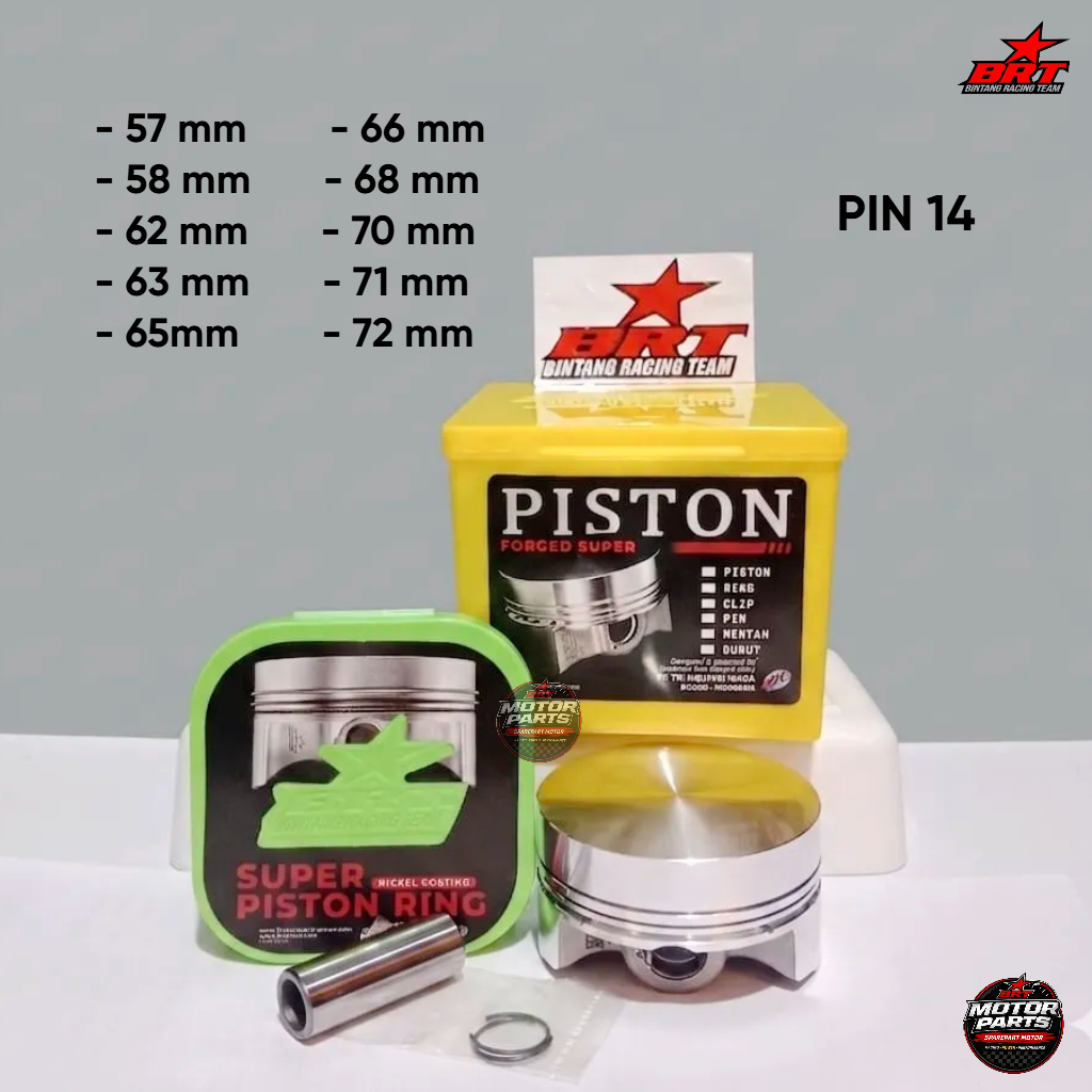 SUPER FORGET PISTON BRT PIN 14