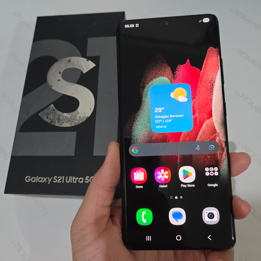 Samsung S21 Ultra 5G RAM 16GB/512GB SEIN 512 GB Resmi Indonesia Minus LCD SHADOW TIPIS