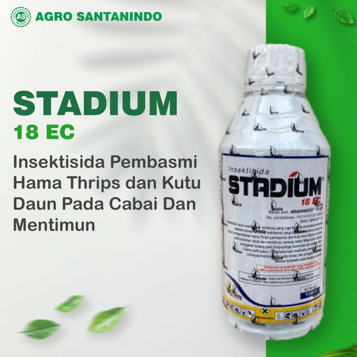 SStadium besar abamektin 18 ec stadium 1 liter insektisida sundep slendep wereng penggerak batang