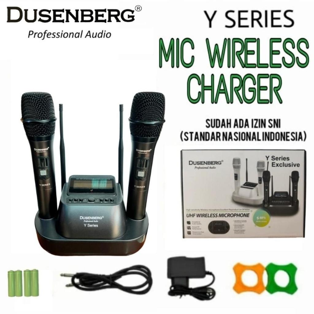 Mic Wireless Dusenberg JTSS 633 Y Charger 2 Microphone Wireless UHF
