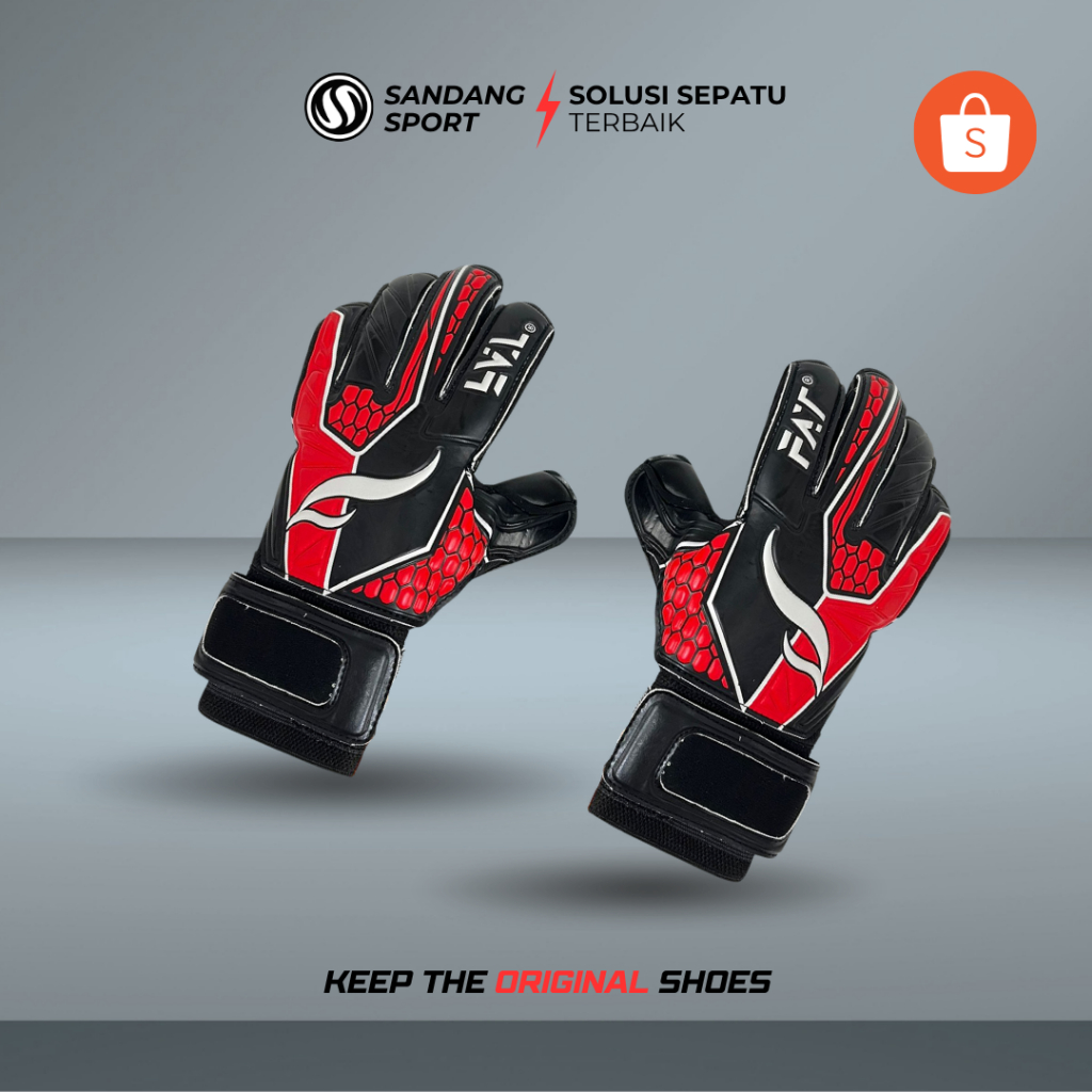 SARUNG TANGAN KIPER FAT VENOM PRO FLAT CUT