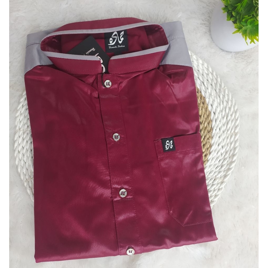 Baju Gamis Jubah List Bahu Terbaru