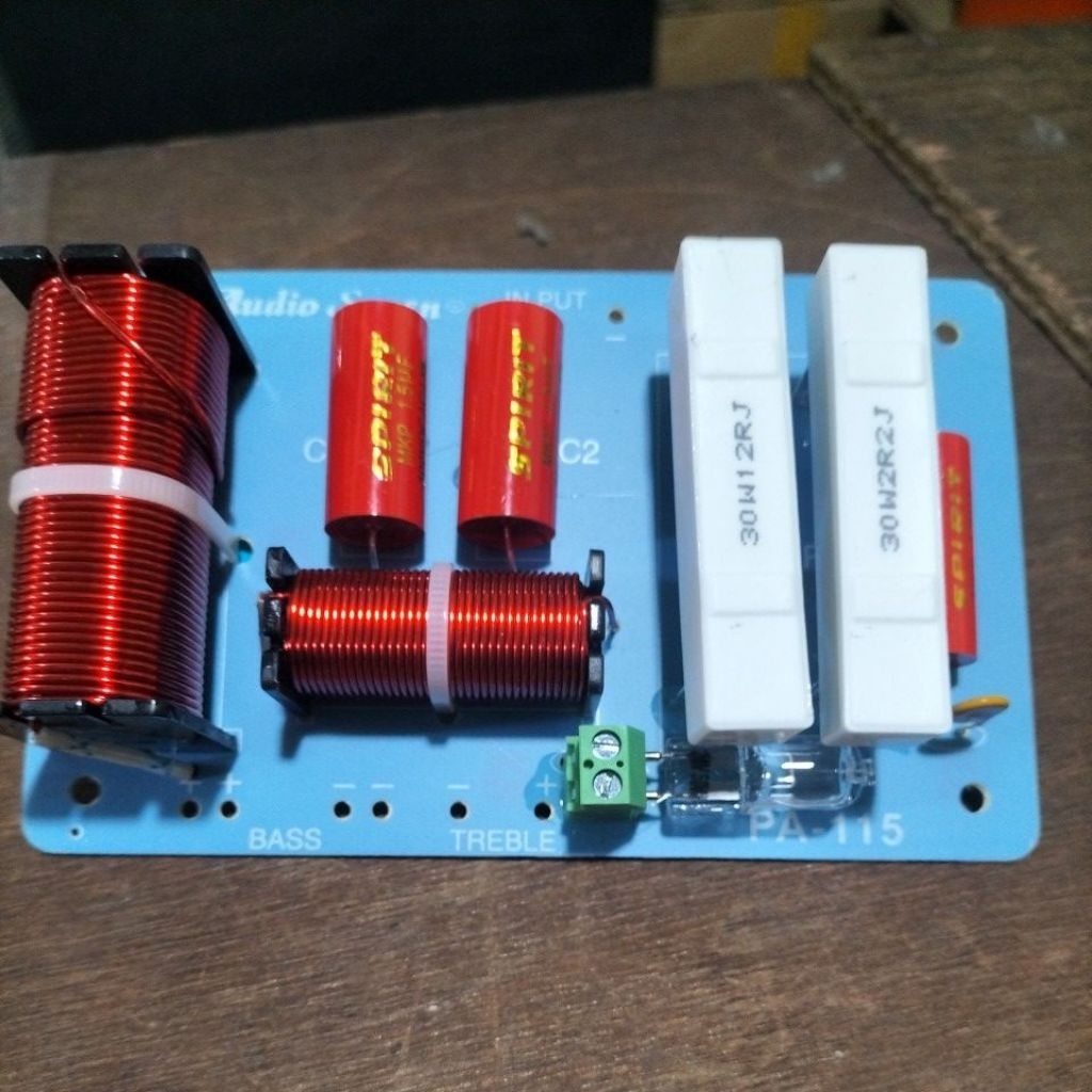 CROSSOVER PASIF 2 WAY AUDIO SEVEN PA-115 BASS TREBLE