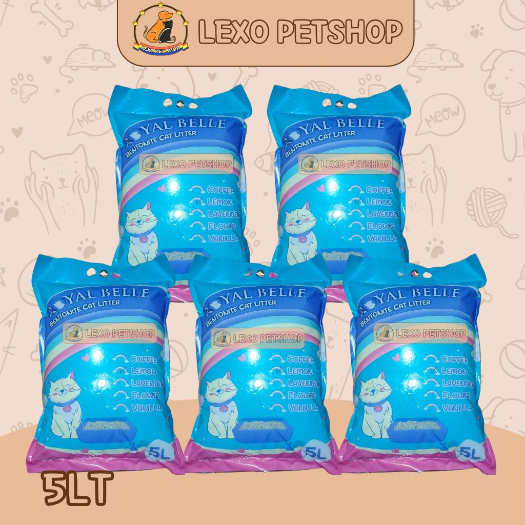 Pasir Royal Belle 5ltr - Pasir Kucing / Cat Sand