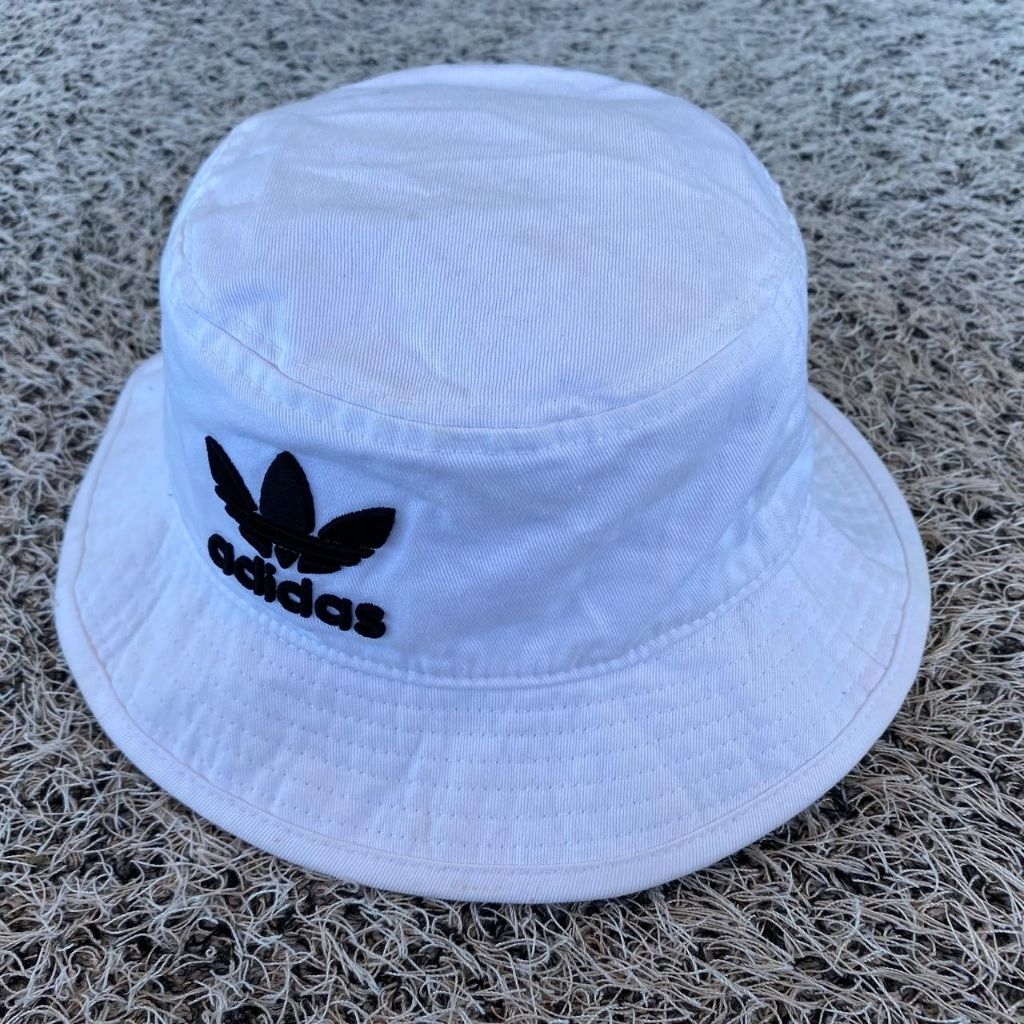 adidas bucket hat white original topi casual adidas